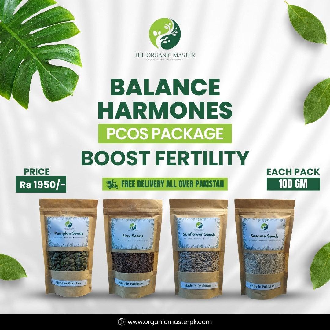 PCOS SEED CYCLING FOUR SEEDS PACKAGE (free delivery)